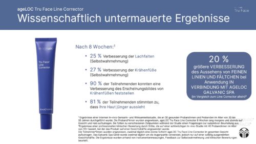 ageLOC Tru Face Line Corrector Erfahrungen