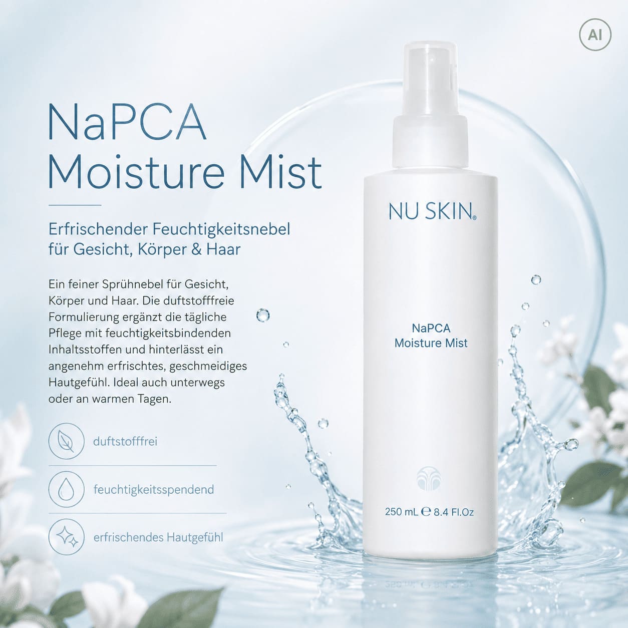 Nu Skin NaPCA Moisture Mist Spray