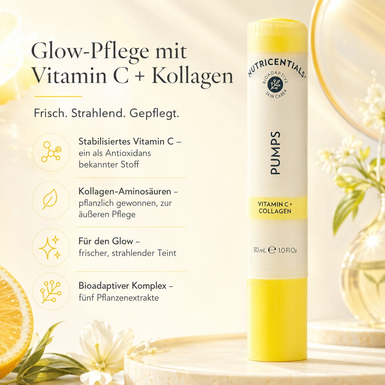 Nutricentials Pumps Vitamin C + Collagen