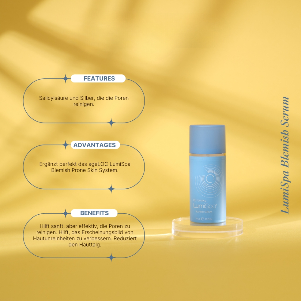 LumiSpa Blemish Serum 30ml NuSkin ageLOC Die ultimative Lösung für klare, strahlende Haut