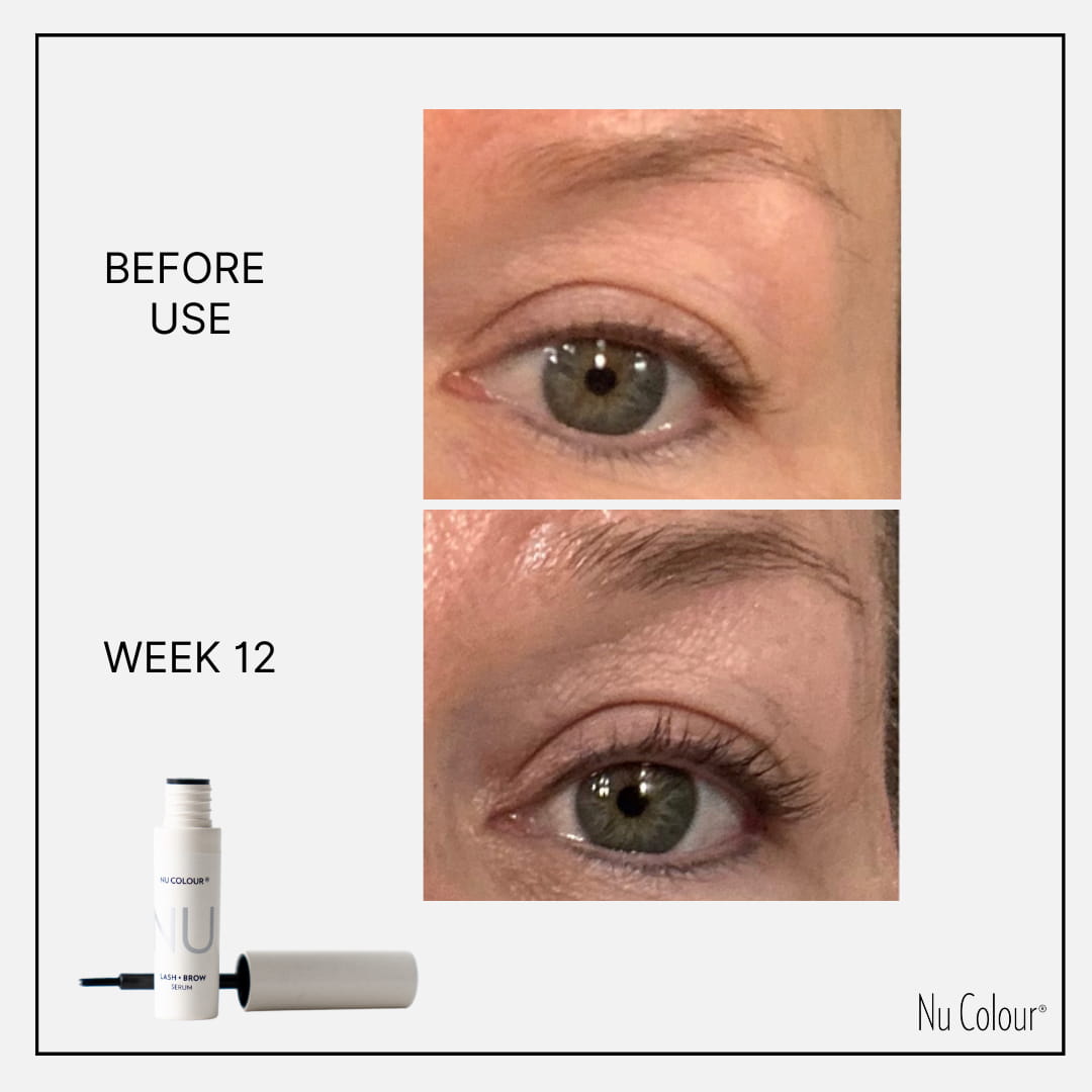 Nuskin Wimpernserum Vorher Nachher in 12 Wochen