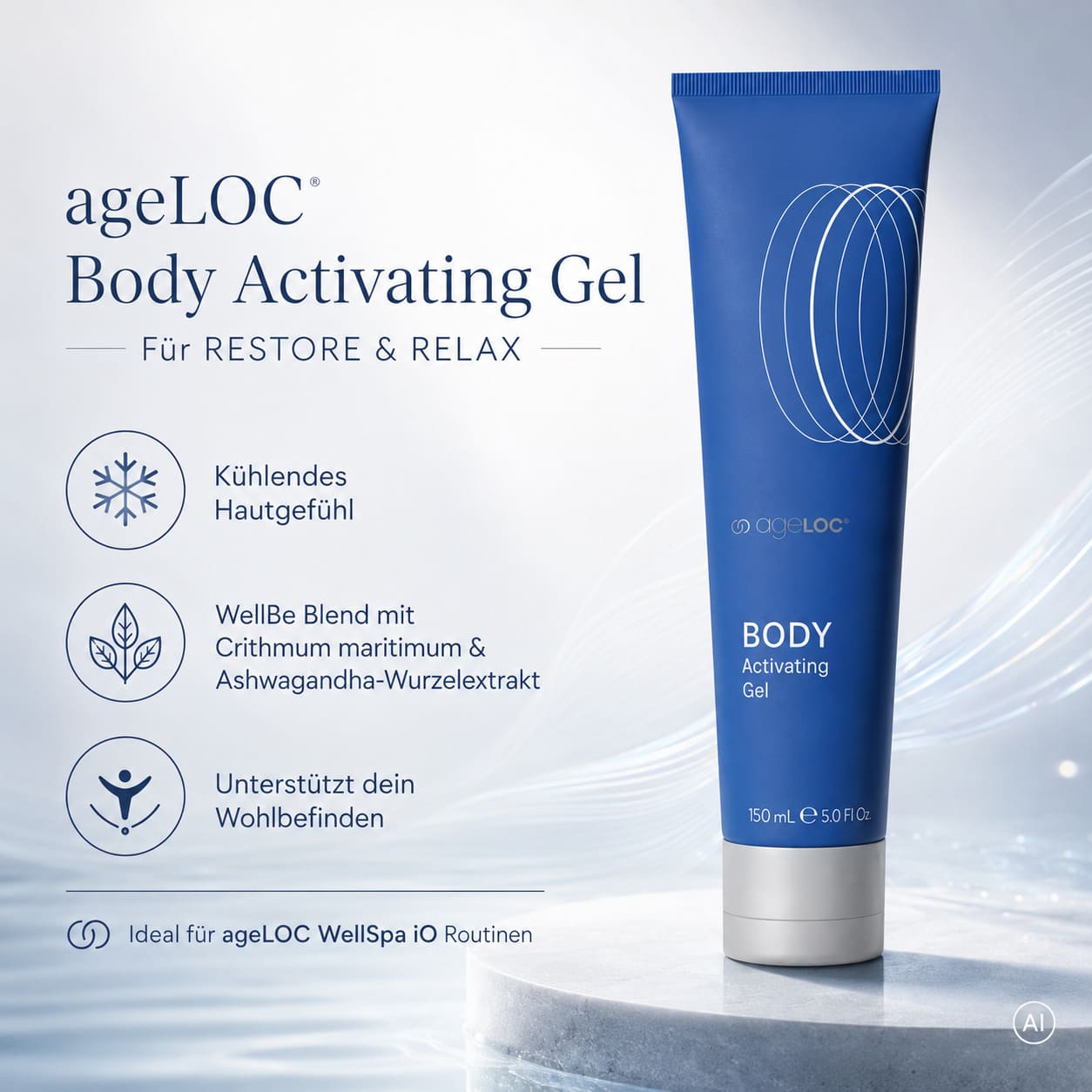 Nu Skin ageLOC Body Activating Gel | WellSpa iO Pflege