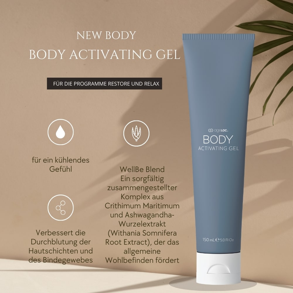 ageLOC Body Activating Gel 150ml für WellSpa IO NuSkin