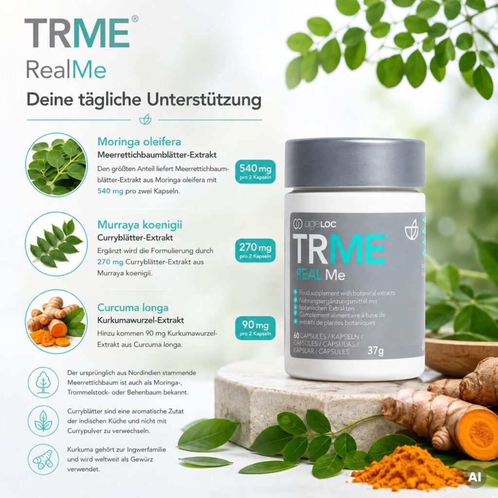 TRME RealMe mit drei ausgewählten Pflanzenextrakten
