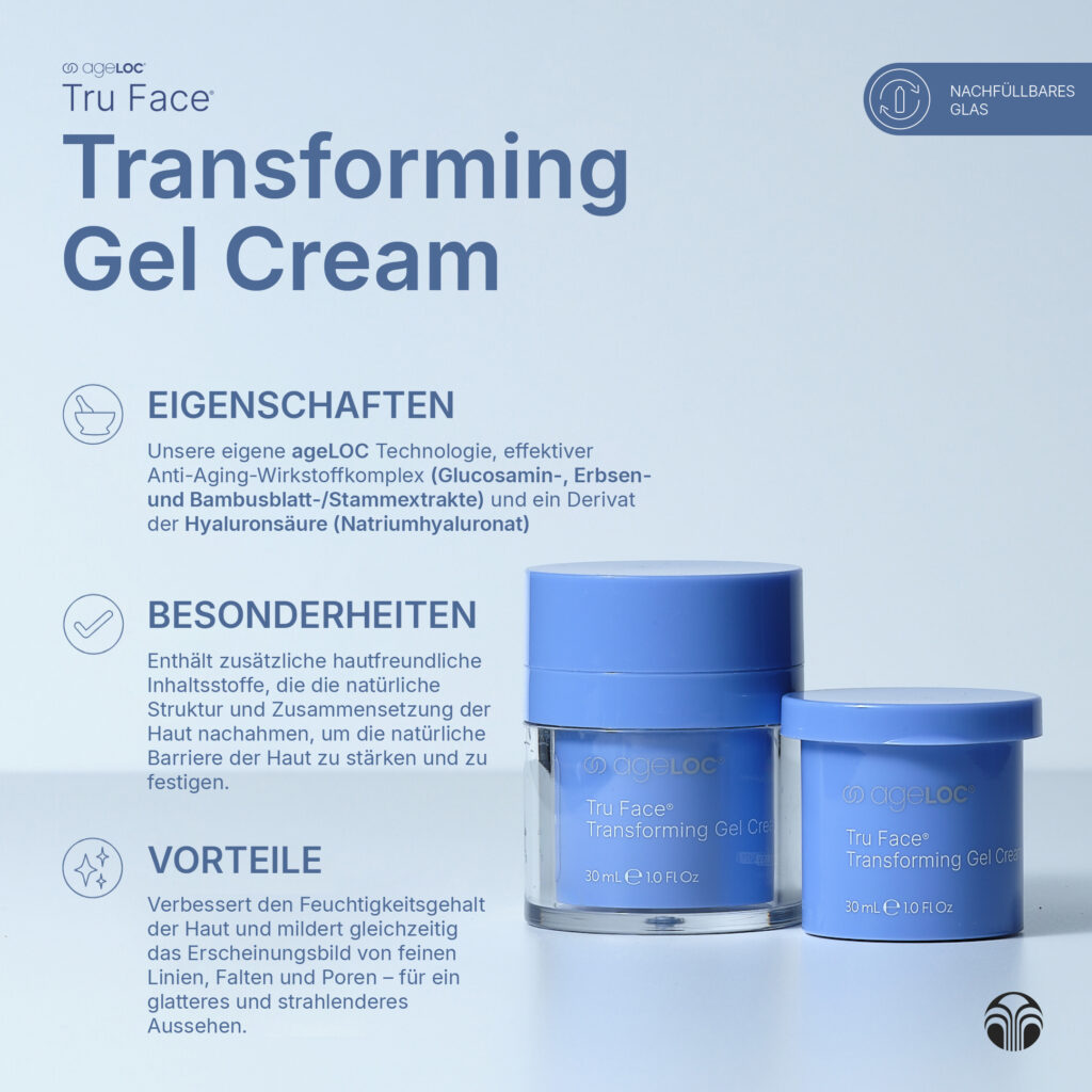 ageLOC_Tru Face_Transforming Gel Cream mit Refill ageLOC Tru Face Transforming Gel Cream